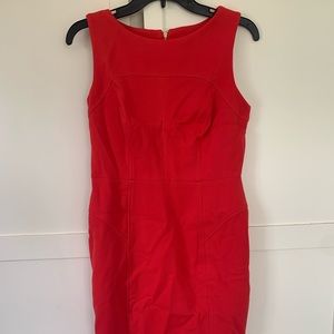 Red sleeveless Eliza J dress